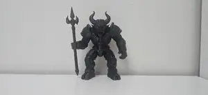 Mecha Demon with Trident Holiday Robot