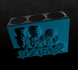 Huntrix Hi Fans pen holder back to school with kpop demon hunters