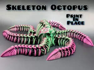 Articulated Octopus-Print in Place