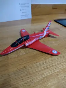 Hawk Jet famous for its use with the RAF aerobatics team the Red Arrows