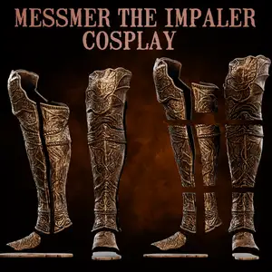MESSMER THE IMPALER leg armor life size cosplay - Elden Ring Shadow of the Erdtree Fan Art