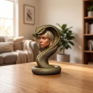 girl with a snake