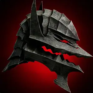 BERSERK HELMET GUTS BERSERKER ARMOR life size cosplay with bonus Behelit - Berserk Fan Art