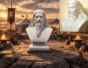 Gengis Khan (Temüjin Borjigin) Bust