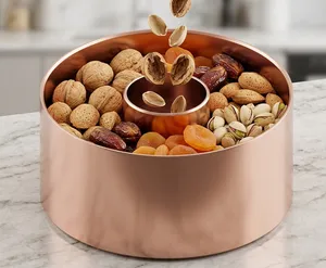 The Clean-Eater’s Dry Fruit & Nut Bowl (Dual-Chamber Shell Disposal)