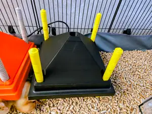 Chicken Brooder Heatplate Pyramid (Poop) Guard. 10"x10"