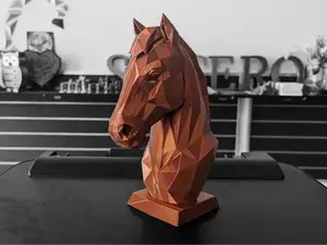 Geometric Horse Bust