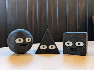 Shape Island Character Figures - Triangle, Square, and Circle