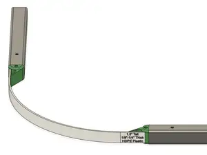 Printable RC Track Connectors for 44MM ID / 50MM OD Square Tube
