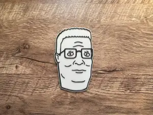 King of the Hill Hank Magnet (8x3mm magnets)