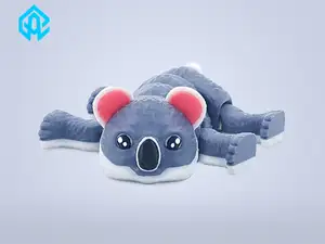 Cute Flexi Koala - 3D Printed Toy & Keychain