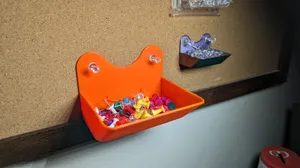 Cork Board Bin