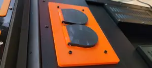 Prusa Core One Flaps with optional exhaust duct