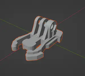 Go Pro Mount Base Clip