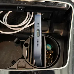 Phone and Card Organizer for Mercedes Cup Holder