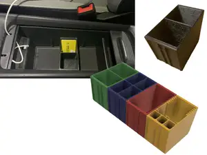 VW ID.3 storage box system for the center console