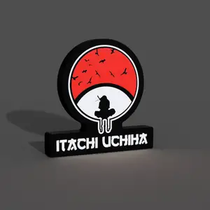 Itachi Uchiha Anime Naruto LightBox LED Lamp