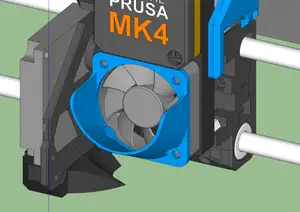 Prusa MK4 - Hotend Fan shroud