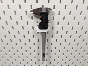 Screw Mounted Caliper Holder For Ikea Skadis