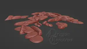 Scatter sandstone rock terrain for gameing
