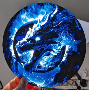 Night Dragon (Lithophane) - HueForge