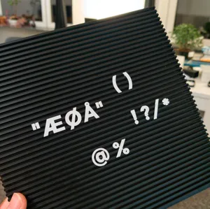 ÆØÅ and some special symbols for @flowalistik Letter Board