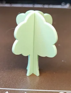 Simplified 3D Printable Tree Model