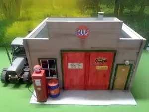 Retro Gasoline Pump in 1/14 scala