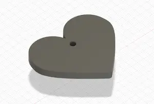 Cute Heart Keychain / bag tag