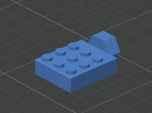 Honeycomb Lego Holder 3x3