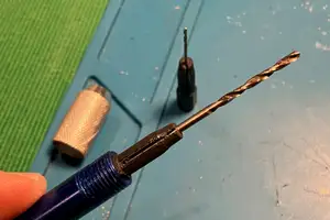 Customizable Pin Vise Collet Set for Harbor Freight Micro Drill Set