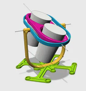 Novelty Motorcycle two-cup holder