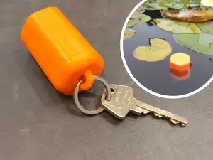 Hi-Viz Key Float - Recycled Champagne Cork