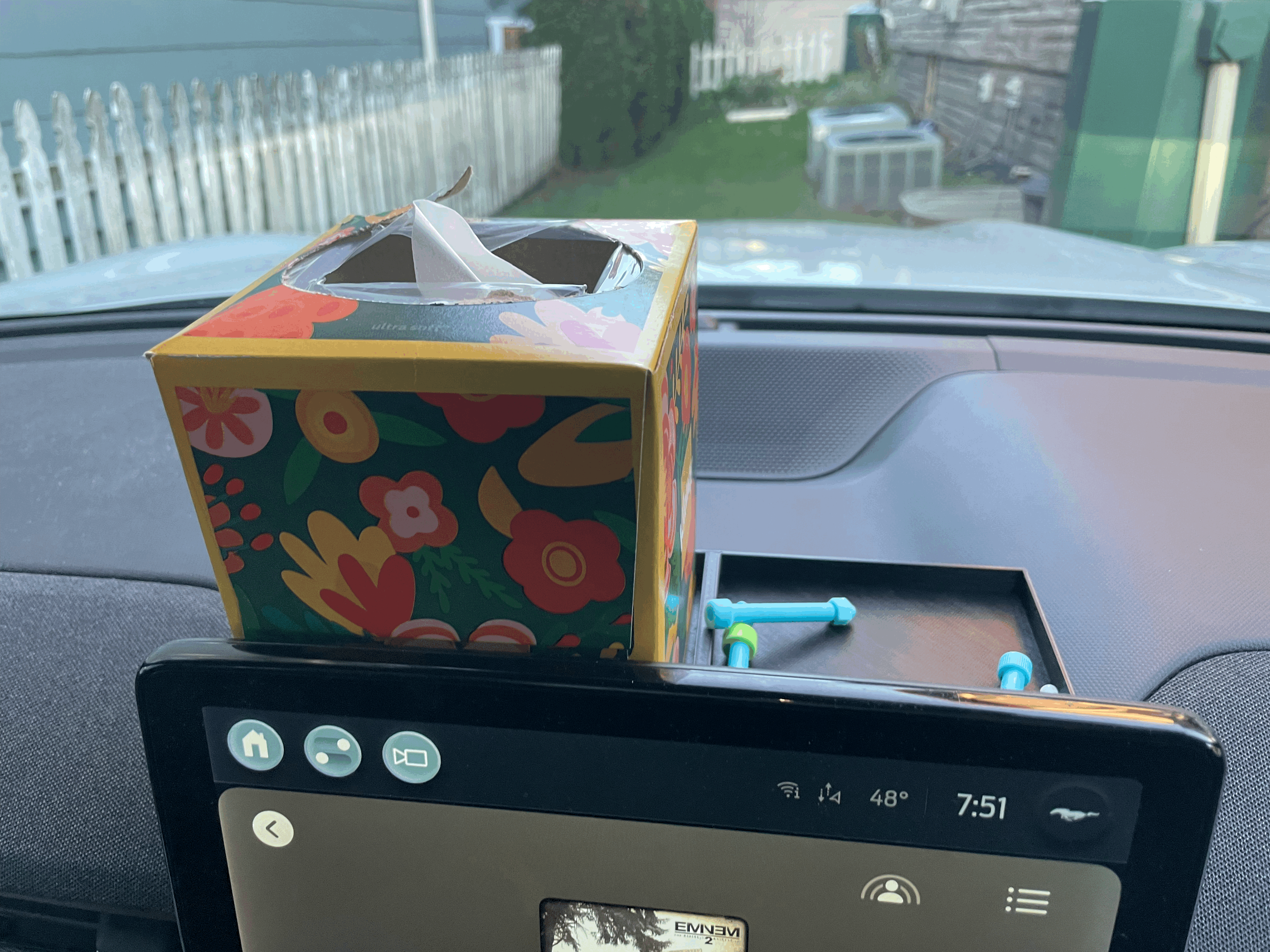 2021 Mustang Mach-e Tissue and Tchotchke Holder