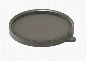Cat Food Can Lid (75mm) with tab