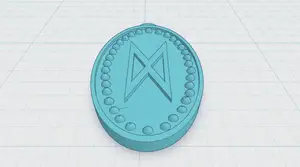 Viking Pendant - D - Dagaz