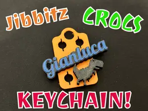 Jibbitz Crocs Charms Keychain!