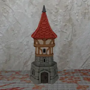 Terrain Wargame Tower NO Support FDM Pointed