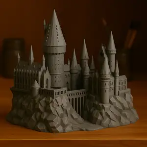 Geometric Hogwarts Castle