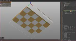 8x12 Courier Chessboard in 4ths