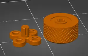 Mechanically Locking Container - Taller Knob #2 and Inner Linkage