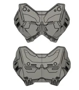 Futuristic Cyber Chest Armor (Male & Female)