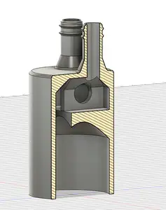 Wall insert for dryer waste water