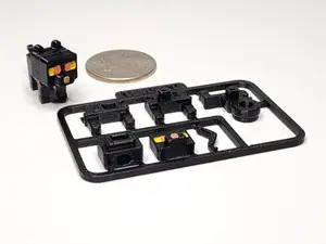 Minecraft-inspired Cat Mini Figure Kit Card/ Keychain
