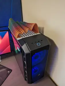 Cat Sleep Prevention Mountains for Cooler Master Qube 500