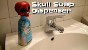 Skull soap dispenser