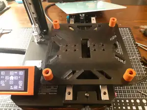 Kingroon KP3S Pro S1 Y-axis dual rail bed holder