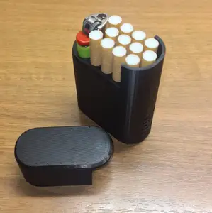 Cigarette + lighter case
