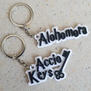 Harry Potter spell keychain