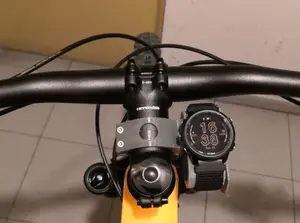 Bike mount for watches with nylon strap (short stem)